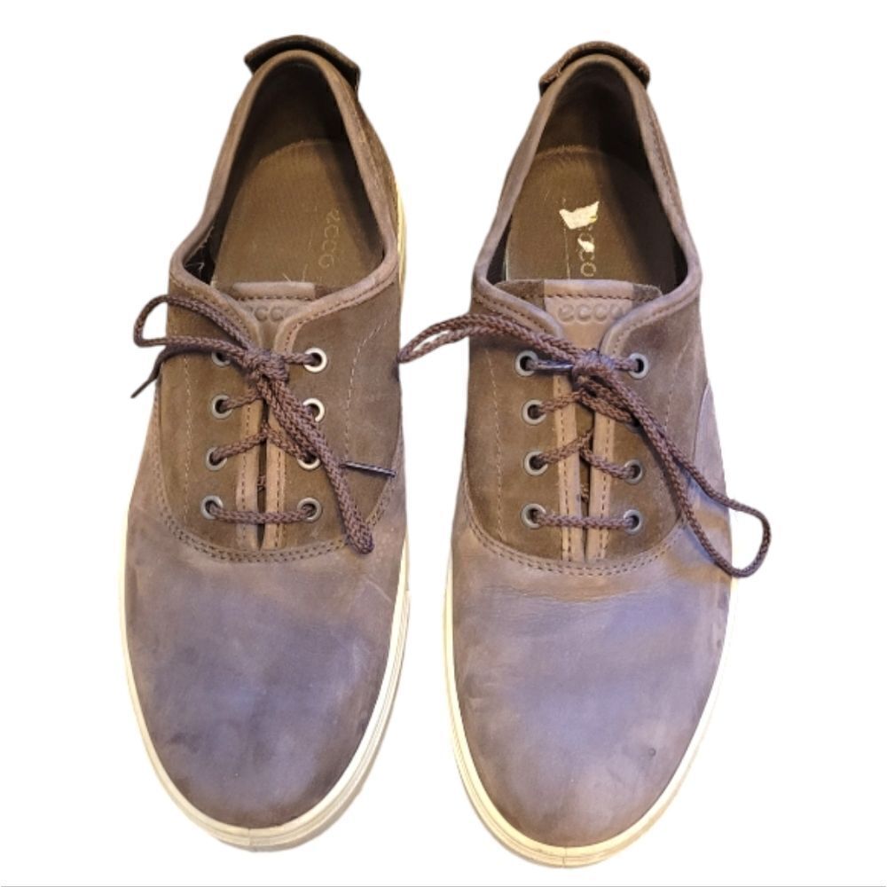 Ecco Brown Leather Kyle Lace Up Shoes